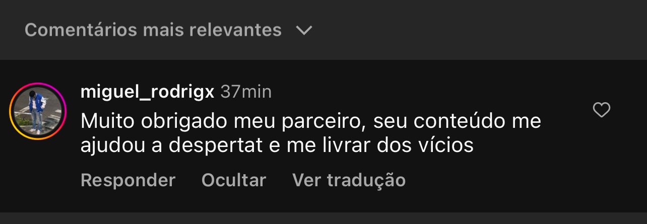 Comentário usar