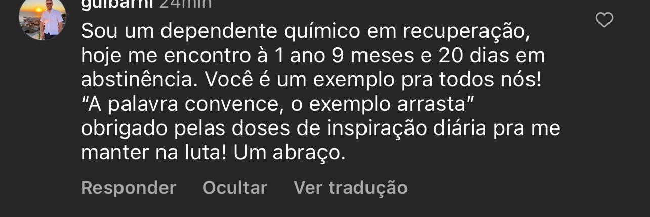 Talvez usar - comentário